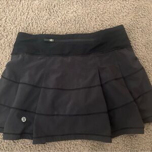 Lululemon Black Pacer Skirt